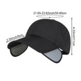 thumbnail image 2 of Hsqqdc Men Women Adjustable Retractable Sun Visor Extra Wide Brim UV Cap Beach Fishing, 2 of 7