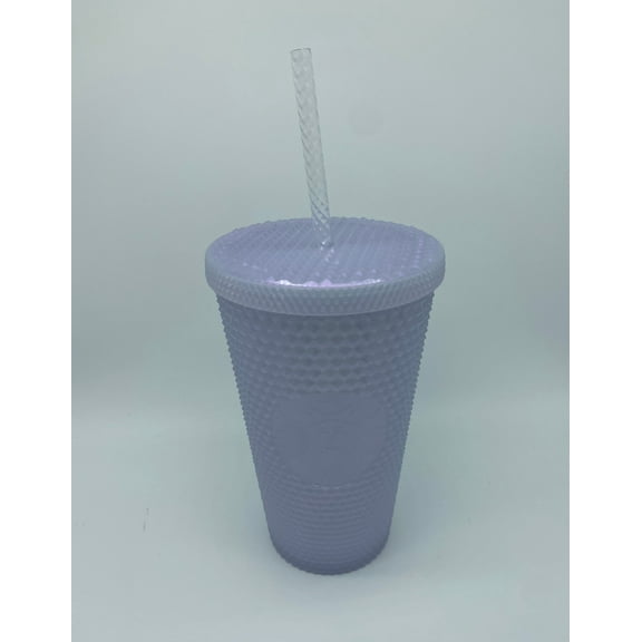 Starbucks Holiday Christmas 2021 Icy Llilac Bling Studded Cold Tumbler 16oz New