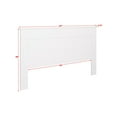 thumbnail image 4 of Prepac Select Flat Panel Headboard, King, White Laminate Finish, 4 of 6