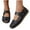 Black, variant on Eltusu Women Flat Shoes, Breathable Slip on Soft Round Toe Loafer Shoes Dark Blue Size 9.5