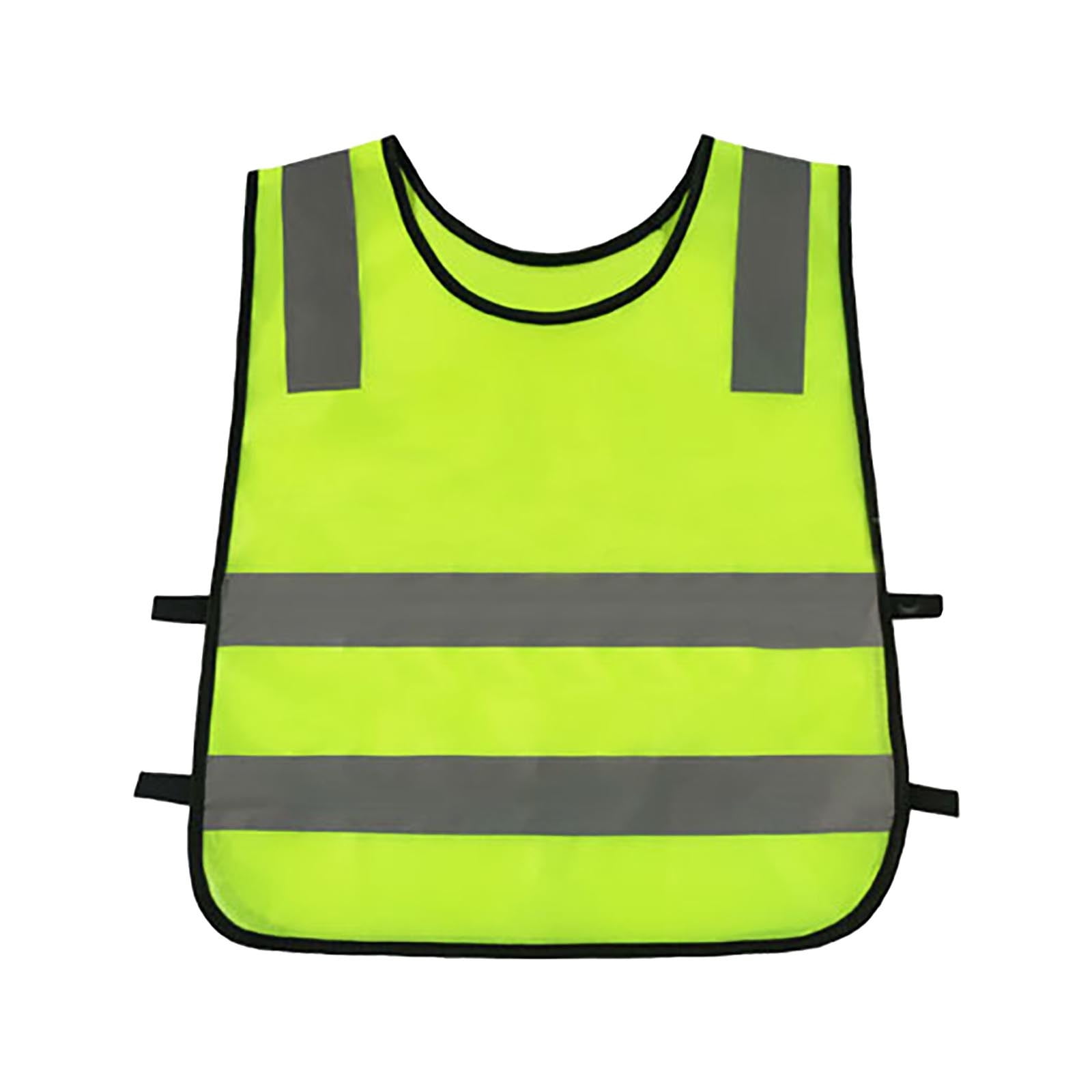 Lot De 10 Gilets De Sécurité Réfléchissants Pour Enfants - Taille Unique 3-12 Ans | Pour école, Vélo, Sécurité Routière