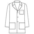 thumbnail image 3 of Panda Uniform white lab coat mens | lab coat men & doctor coat, mens lab coat, 3 of 5