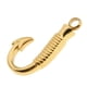 thumbnail image 5 of Collar conmemorativo de recuerdo de urna de cremación con colgante de anzuelo Oro, 5 of 8