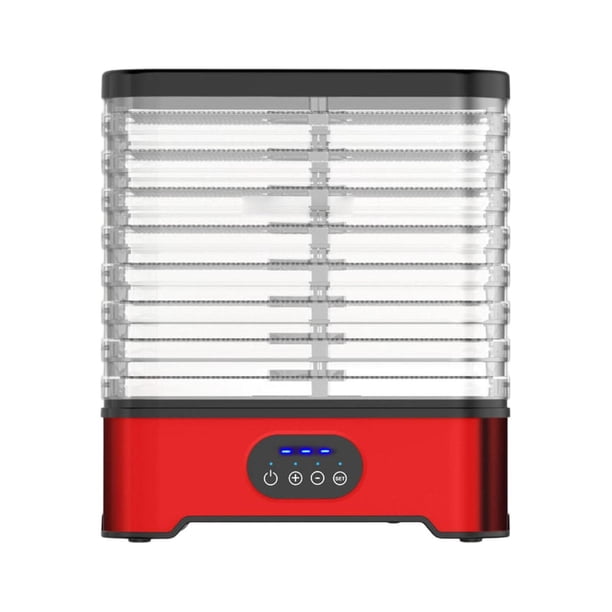 Deshidratador de frutas,Máquina deshidratadora de alimentos para uso doméstico y comercial.,Secador de alimentos eléctrico para carne seca,frutas y verduras,Máquina deshidratadora de