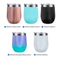 thumbnail image 2 of Mistaha 12oz Thermal Cup with Lid Travel Mug Insulated Coffee Cup Reusable Flask Coffee Cup, 2 of 8