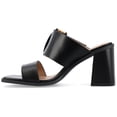 thumbnail image 3 of Journee Womens Junie Slip On Double Strap Dress Sandals, 3 of 10