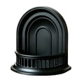 thumbnail image 2 of BingTong Gothic Arch Candle Display Stand, 1 Piece Molded Plastic Base, Decorative Altar Storage For LED Candles And Halloween Table Decor, Modern Arch Design, 2 of 6