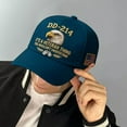 thumbnail image 4 of chaungfeng DD-214 Veteran Baseball Hat - Embroidered Eagle Patriotic Hat - Veterans Day Gift for Retired Soldiers - Peacock Blue, 4 of 5