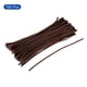 thumbnail image 3 of Uxcell Limpiapipas de 30cm/12 pulgadas Chenille para manualidades DIY Marrón 100 Paquete, 3 of 6