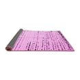 thumbnail image 2 of Ahgly Company Indoor Rectangle Solid Pink Modern Area Rugs, 7' x 9', 2 of 4