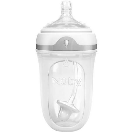 Nuby Comfort 360° PLUS+ Silicone Bottle, 8oz