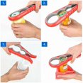 thumbnail image 5 of Jar Opener Rubber Handle Easy Grip Multi Bottle Jar Lid Can Opener (Red), 5 of 5