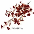 thumbnail image 3 of Fufafayo Fall Artificial Flowers Hanging Baskets, Trumpet Flowers Outdoor Courtyard Decor, Faux Silk Floral Arrangement for Fall-Themed Corridor Porch Garden Wall, 3 of 6