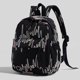 thumbnail image 1 of Mochila escolar ligera y elegante, ideal para el día a día en la escuela secundaria y conciertos. Negro, 1 of 8