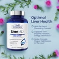 thumbnail image 5 of 1MD Nutrition LiverMD for Liver Detox & Support | Siliphos Milk Thistle Extract, Highly Bioavailable | 60 Capsules (2-pack), 5 of 9