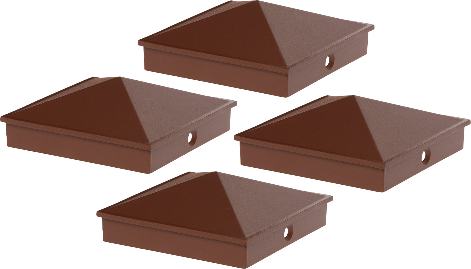 GreenLighting 4x4 Aluminum Pyramid Post Cap Cover for Nominal Wood