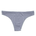 thumbnail image 2 of Leesechin Womens Underwear Men's Thong Underwear Seamless Low-Rise Sexy Quick-Drying Ice Silk Underwear 2XL of Today, 2 of 7