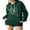 Green, variant on EYIIYE Women Long Sleeve Hoodie Ladies Embroidery Cobweb Heart Hooded Sweatshirt Loose Pullover Fashion Cool Casual Tops Streetwear