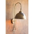 thumbnail image 3 of METAL WALL LIGHT WITH ANTIQUE BRASS FINISH, 3 of 3
