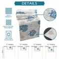 thumbnail image 7 of Hokiten Table Runners 36 Inches Long Dress Scarves, Coastal Blue Coral Farmhouse Kitchen/Dining Table Runner, Short Coffee Tablerunners, Summer Watercolor Ocean Sea 13x36 Inch, 7 of 7