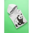 thumbnail image 3 of Giant Panda Bear Hoodie Men -Image by Shutterstock, Male Large, 3 of 4
