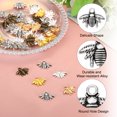 thumbnail image 3 of Uxcell 100 Pcs Alloy Bee Charm, Dark Silver, 0.6 x 0.8 Inch, 3 of 3