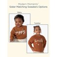 thumbnail image 3 of Modern Moments By Gerber Baby Girl Matching Sister Sweater, Sizes 0/3M-18M, 3 of 14