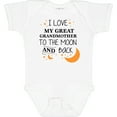 thumbnail image 3 of Inktastic I Love My Great Grandmother to the Moon and Back Boys or Girls Baby Bodysuit, 3 of 5
