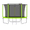 Green, variant on 10FT Trampoline for Kids,Outdoor Trampoline with Basketball Hoop,Heavy-Duty Trampoline with Safety Enclosure Net,Green
