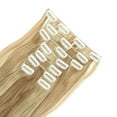 thumbnail image 3 of SHCKE Clip in Hair Extensions Ash Blonde Mix Gingerk 8Pcs Set Clip-in Hair Extensions 24 Inch Long Curly Hair Extensions Double Weft Synthetic Hairpiece for Women, 3 of 6