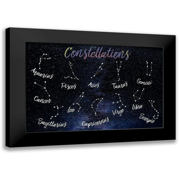 Prime, Marcus 14x11 Black Modern Framed Museum Art Print Titled - Emotional Constellations
