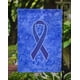Carolines Treasures AN1202GF Ruban Bleu Foncé pour la Sensibilisation au Cancer du Côlon Taille du Drapeau de Jardin - 11 x 15 Po. – image 3 sur 3