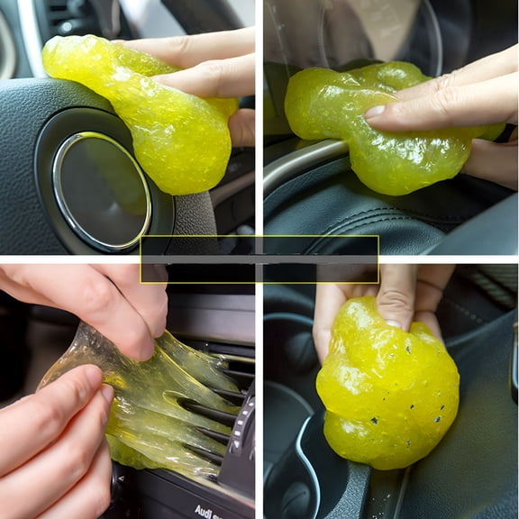 RAGUPEL Car Cleaning Gel 1-Pack Car cleaning Kit Car detailing Kit Car cleaning Supplies Putty for Car Accessories Interior Cleaner Air Vents Computer Vacuum Universal Dust PC Laptop Keyboards