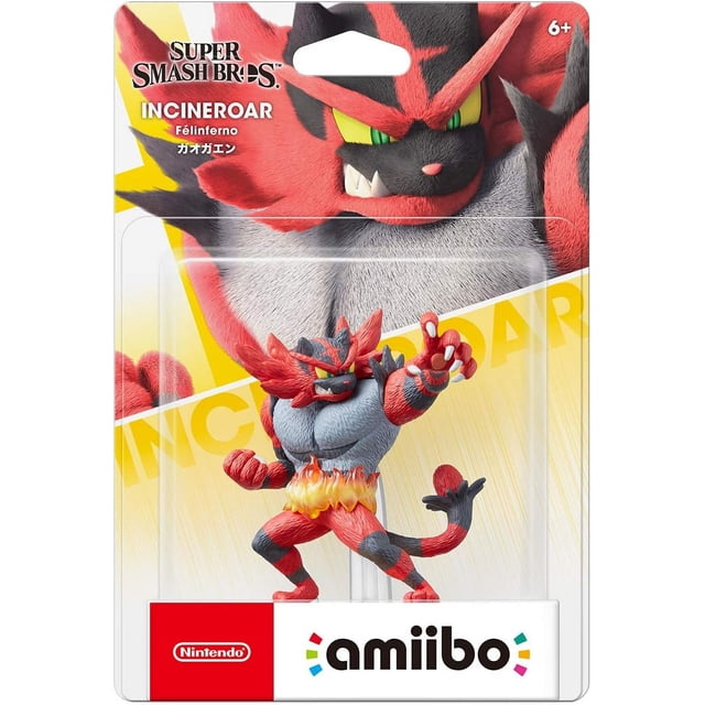 amiibo Incineroar para Nintendo Switch sellado