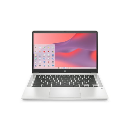 HP Chromebook 14" FHD Laptop, Intel Pentium Silver N5000, 4GB RAM, 64GB HD, Chrome OS, Silver, 14a-na0031wm