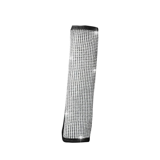 1 funda universal para cinturón de seguridad de coche con cristales brillantes y acolchado para los hombros