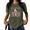 2-Green, variant on UNISHE Women's Funny Frog Mushroom Graphic Mineral Wash T-Shirt Oversized Short Sleeve Crewneck Cute Coffee Print Baggy Acid Wash Summer Top