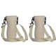 thumbnail image 1 of Bolsa de goma de taza de fruta blanca con correa para el hombro, bolsa de goma de taza de buceo, tapa de botella de kettle deportivo para reducir colisiones, funda de taza con sabor a fruta con correa, 1 of 5