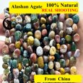 thumbnail image 3 of Cuentas de piedras preciosas naturales de 6-8 mm, cuentas de joyería sueltas irregulares para hacer pulseras, 3 of 5