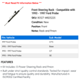 thumbnail image 2 of Front Steering Rack - Compatible with 1993 - 1997 Ford Probe 1994 1995 1996, 2 of 2
