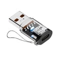 thumbnail image 1 of Adaptateur USB 3.2 120W vers Type C USB Femelle vers Type C Mâle Charge Rapide, 1 of 8
