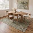 thumbnail image 2 of KUETH 6X9 Vintage Area Rugs Machine Washable Rugs for Living Room, Non Slip Flat Pile Rug with Rubber Backing, Boho Rug for Entryway Bedroom Dining Room Home Office, 2 of 4
