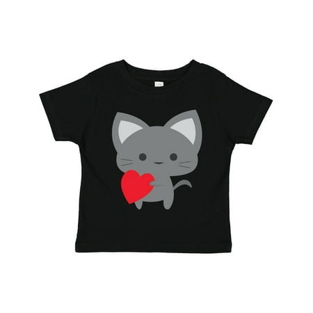 

Inktastic Heart Cat Gift Toddler Boy or Toddler Girl T-Shirt