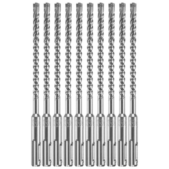 Bosch 1/4In X 4In X 6In Sds Plus Bulldog Xtreme Carbide Rotary Hammer Drill Bits 10Pc