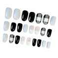thumbnail image 1 of 24Pcs Nail Tips,  Friendly Fake Artificial Nails, Durable For Both Professional Nail Specialist And Nail Art Learner, 1 of 7