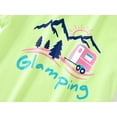 thumbnail image 5 of Beezizac Summer Pajamas for Girls – Lime Green & Camping PJS Ultra Soft Jammies Set Size 12, 5 of 7