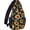 Black-Sunflower, variant on Mini Sling Backpack - Lightweight Hiking Daypack for Travel, Outdoor and Sports