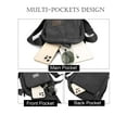 thumbnail image 6 of LAVA Messenger Bag for Men Vintage Canvas Crossbody Bag Casual Satchel Shoulder Bags for Travel Business Work Black, 6 of 9