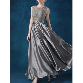 Women Crochet Lace Sleeveless Maxi Wedding Dress (Best Wedding Dress For Male)