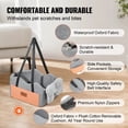 thumbnail image 3 of Console Dog Car Seat, Center Console Dog Booster Seat for Small Dog, Pet Car Seat for Car Armrest with Clip-On Leash 8lbs capacity - Dark Gray, 3 of 5